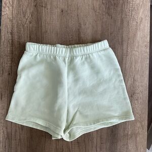 TNA Light Green Soft Shorts